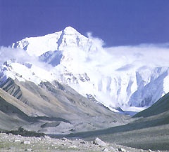 Горные вершины Тибета